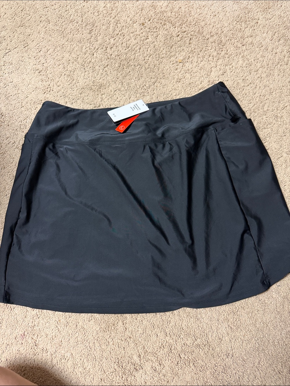 Black Women's Active tennis Skort - Sleek Performance Skirt